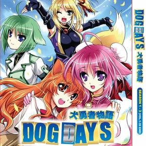 Dvd Anime ~ Dog Days Seizoen 1-3 Volume 1-39 Einde Engelse ondertiteling en alle regio's ~ Gratis DHL Express