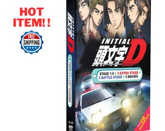 DVD Initial D - Third Stage + Initial D - Extra Stage - Anime Dvd