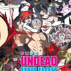 Dvd-anime Un dead Un luck Complete serie Volume 1-24 End ~ Engelse nagesynchroniseerde versie Complete boxset Alle regio's ~ Gratis DHL Express