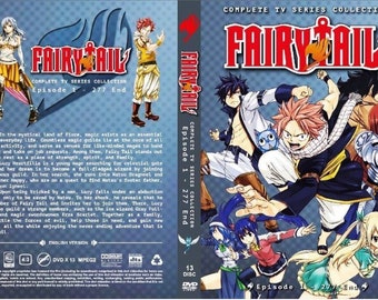 Anime DVD Fairy Tail Complete Series TV Vol.1-328 End + 2 Movies