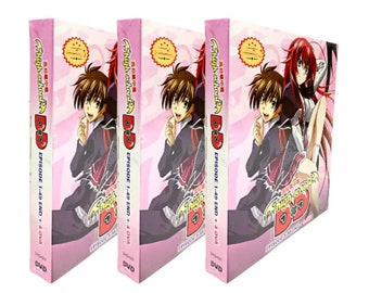 Dvd Anime Uncut High School DxD Season 1-4 Series (1-49 End)+ OVA English  Dub- Free DHL EXPRESS