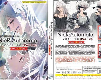 NieR:Automata Ver1.1a DVD BOX Vol.1.2セット Nier: Automata Ver1.1a (VOL.1 - 12 End) ~ English Dubbed