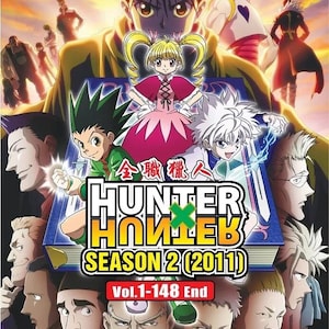 Dvd anime Hunter X compleet seizoen 2 volume 1-148 End Engels nagesynchroniseerd en alle regio-dvd anime complete boxset ~ Gratis DHL Express
