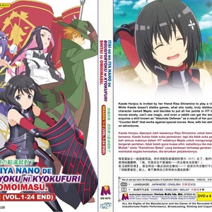 Dvd Anime Itai no wa Iya nanode Bougyoryoku ni Kyokufuri Shitai Seizoen 1+2 (Volume 1-24 End) Engels nagesynchroniseerd en regiovrij DHL Express