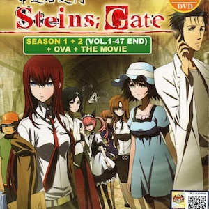Anime DVD Steins Gate Seizoen 1+2 Vol.1-47 End + OVA + The Movie English Dubbed ~ Gratis DHL Express