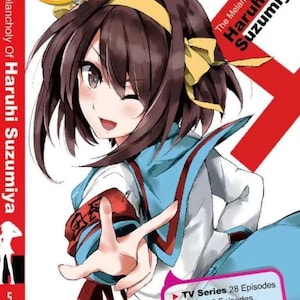 Dvd-anime The Melancholy Of Haruhi Suzumiya (1-28End+ONA+Film) Engelse nagesynchroniseerde versie anime-dvd complete boxset ~ Gratis DHL Express