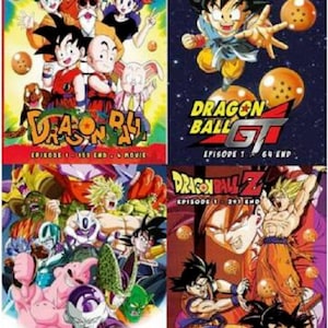 Anime DVD Dragon Ball + Dbz + Dbgt + Dbs + Movie Collection (Full Series DBZ) - Gratis DHL Express