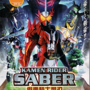 Masked Kamen Rider Sabre Volume 1-48 End + 3 Movies English Subtitle~ Anime DVD Complete Box Set ~ Gratis DHL Express