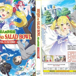Anime dvd Henjin No Salad Bowl (1-12 End) Engelse ondertiteling en alle regio: dvd anime complete boxset ~ Gratis DHL Express