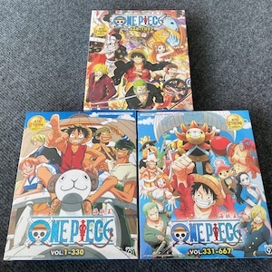 ONE PIECE (BOX 1, EPISODES 1-330) - ANIME TV SERIES DVD (ENG DUB) SHIP  FROM UK