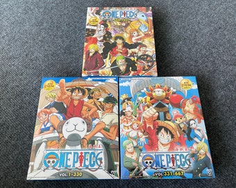 Anime Dvd ONE PIECE VOLUME.331-667 (BOX 2) ENGLISH DUBBED & ALL REGION BOX  SET