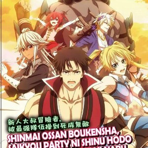 Dvd Anime Shinmai Ossan Boukensha, Saikyou Party Ni Shinu (1-12End) Engelse ondertiteling en regio: gratis DHL Express