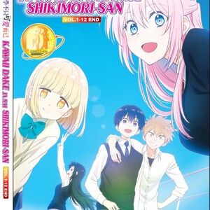 DVD Anime Kawaii Dake Ja Nai Shikimori-San Volume 1-12 Engelse regio Allemaal met Engels nagesynchroniseerde dvd Complete boxset ~ Gratis DHL Express