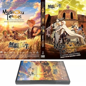 Dvd Anime Mushoku Tensei: Jobless Reincarnation TV-serie Seizoen 1+2 Volume 1-47End+2OVAS Engels nagesynchroniseerde complete boxset ~ Gratis DHL Express