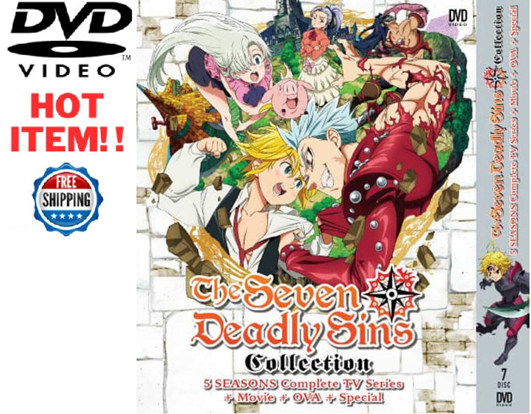 DVD Nanatsu No Taizai - The Seven Deadly Sins Complete Season 1-5
