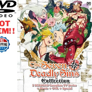 English dubbed of The Seven Deadly Sins Season 1-5 (1-100End+2 Movie) Anime DVD ~Free Shipping DHL Express