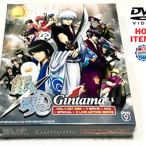 DVD Anime Gintama (Volume 1-367 End) + 3 Movies + OVA + 2 Live Action Movie Complete Box Set ~ English Subtitle And All Region -DHL Express