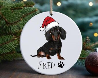 Your own dog picture bauble-Dog baubles - Dog christmas decor - Personalised dog baubles