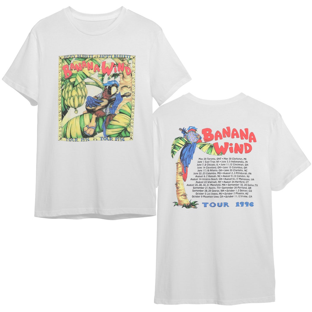 1996 Jimmy Buffett Banana Wind Tour Tshirt Jimmy Buffett Etsy