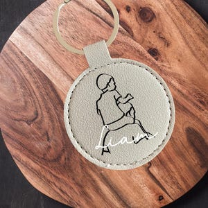 Keychain best dad, pendant father, Father&#39;s Day, personalized pendant, gift father, gift idea dad, keychain dad