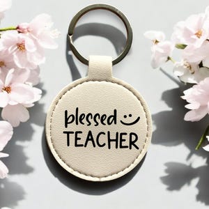 Keychain teacher gift teacher thank you personalized teacher pendant farewell end of school teacher accessory gift idea school