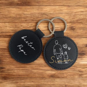 Keychain best dad, pendant father, Father&#39;s Day, personalized pendant, gift father, gift idea dad, keychain dad