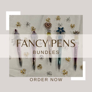 Fancy Pens in Bundles | Customized pen | Metal Plastic| Party favor| gift| Beaded pens
