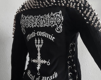 Dissection - Anti-cosmic Metal of Death big Back patch ⇹ black metal ⇹ Dissection black metal patch ⇹ Dissection Jacket vest patch