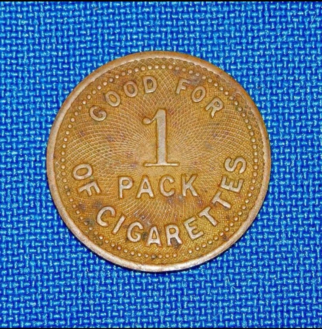 Vintage Sparks Good for 1 Pack of Cigarettes Token Coin