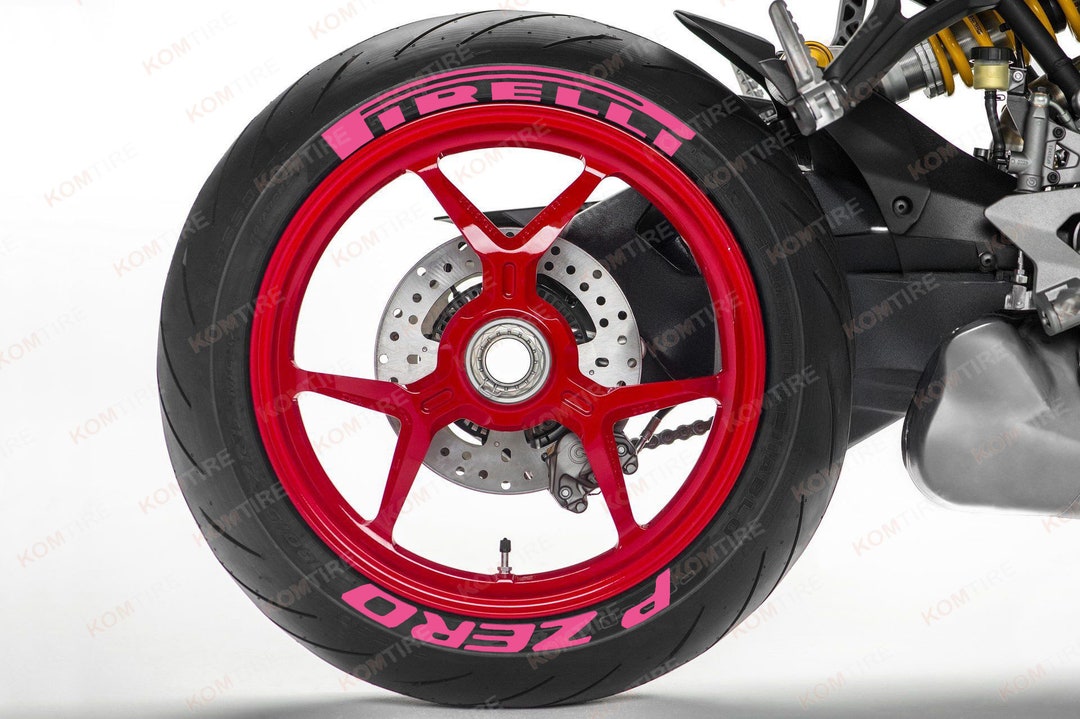 Tire Lettering P Zero Permanent Motorcycle Tire Stickers 1'' 8 Pcs - Etsy