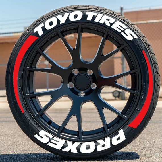 Toyo Tires Proxes - Tiresticker -  - Individual Tire  Stickers and Tire Lettering