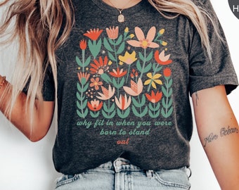Special Education Advocate Shirt: Floral Neurodiversity Tee
