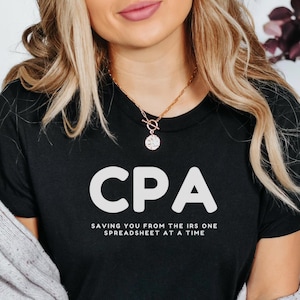 Accountant Humor Unisex Tee, CPA Accounting Shirt, Funny Sarcastic Tee, Accountant Gift Idea, Accountant Apparel