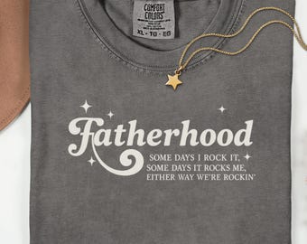 Sarcastic Fatherhood T-shirt, Dad Humor Tee, Funny Parenting Shirt, Gift for Fathers, Unique Daddy Top, Unisex Garment-Dyed Shirt