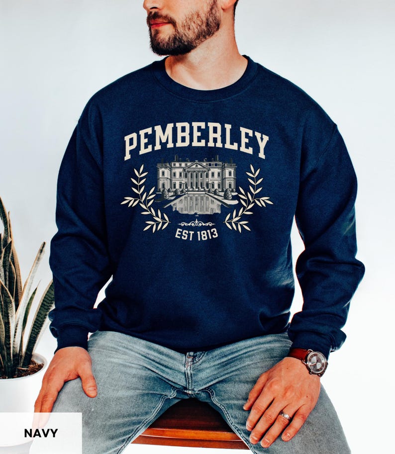 Pemberley Stolz und Vorurteil Jane Austen Sweatshirt Buch Liebhaber Geschenk Buch Sweats Bookish Booktok Bookstagram Bookish Geschenk Buch Liebhaber Regency Bild 6