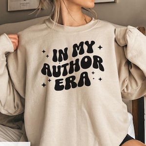 Author Sweatshirt, In My Writer Era Crewneck, Unisex Heavy Blend Top, Book Lover Gift, Literary Apparel