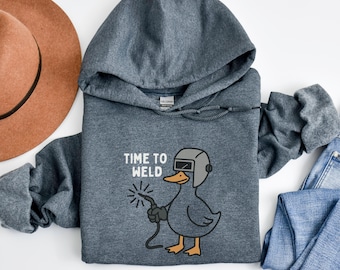 Sudadera con capucha divertida para soldar / Humor sobre soldadura, Sudadera de soldador