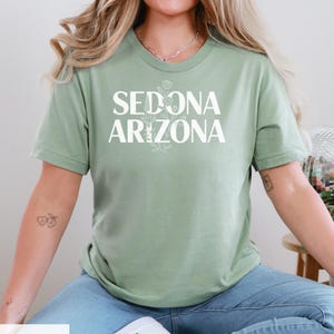 Sedona Arizona Shirt, Southwest Desert Tee, Red Rock Hiking Top, Unisex Graphic T-Shirt, Nature Wanderlust Apparel Gift