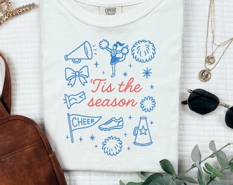 Cute Cheerleader T-shirt, Cheerleading Tee, Cheer Squad Top, Cheerleader Apparel, Gift for Cheerleaders