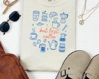 Coffee Girl Lover Shirt, Coffee T-Shirt, Coffee Lover Tee, Unisex Coffee Shirt, Coffee Gift for Her