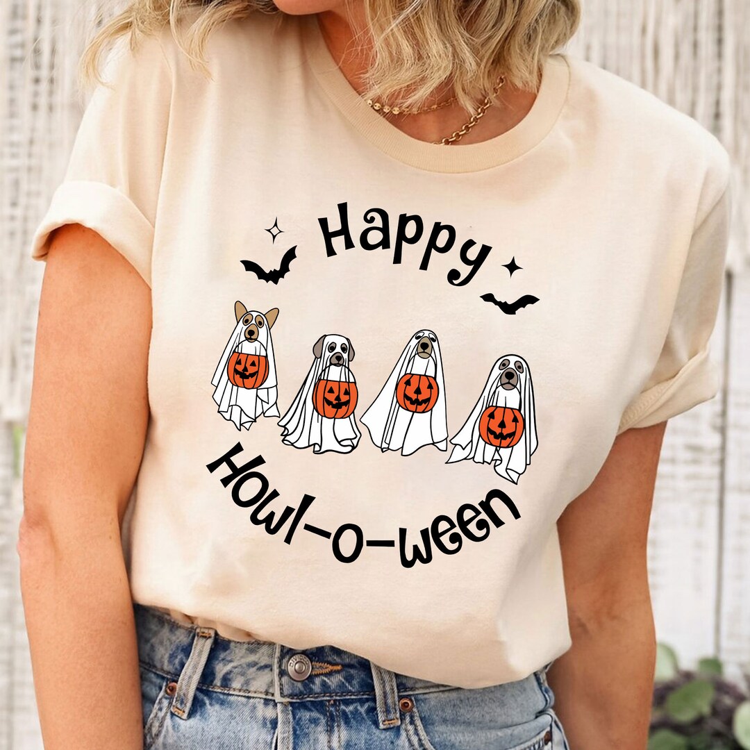 Halloween Dog Shirt Happy Howloween Dog Shirt Halloween Etsy