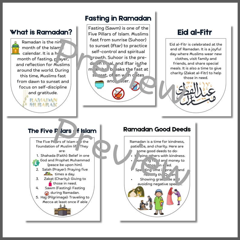 Ramadan Eid Mubarak Decor Banners Bulletin Board | Ramadan Islamic ...