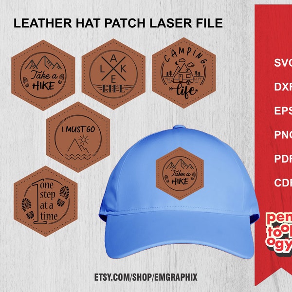 Leather Patch Template for Laser Engraving Etsy Leather Patch Template for Laser Engraving Etsy