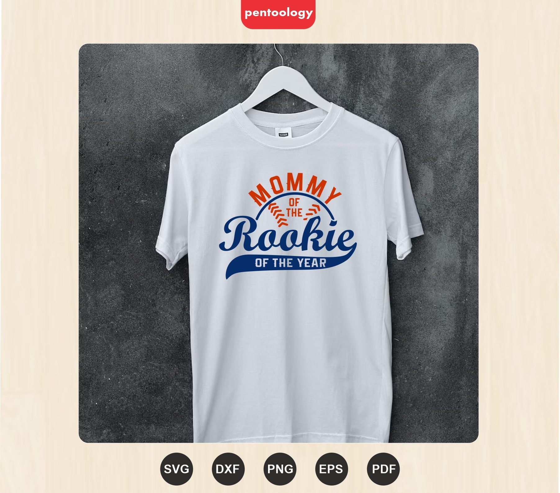 Rookie of the Year First Birthday SVG, Baseball Family Matching Shirts ...