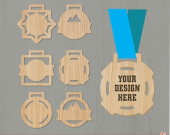 Marathon Medal SVG Bundle | Fun Run, Sports & School Award Templates | Laser Cut Files