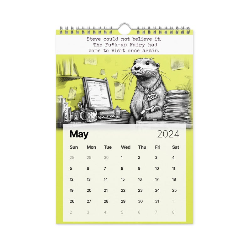 Steve wall calendar 2024 image 10