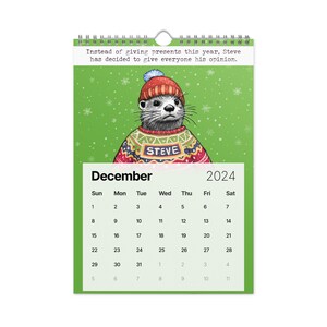 Steve wall calendar 2024 image 4