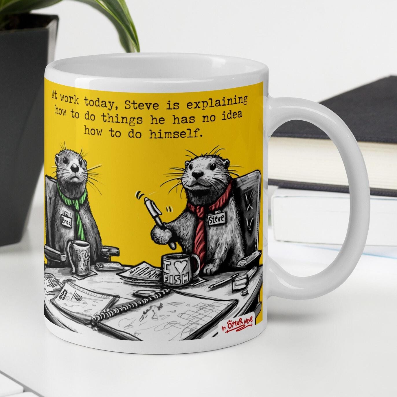 Steve Explains Mug - Etsy