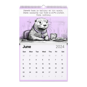 Steve wall calendar 2024 image 7