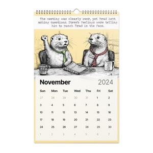 Steve wall calendar 2024 image 5